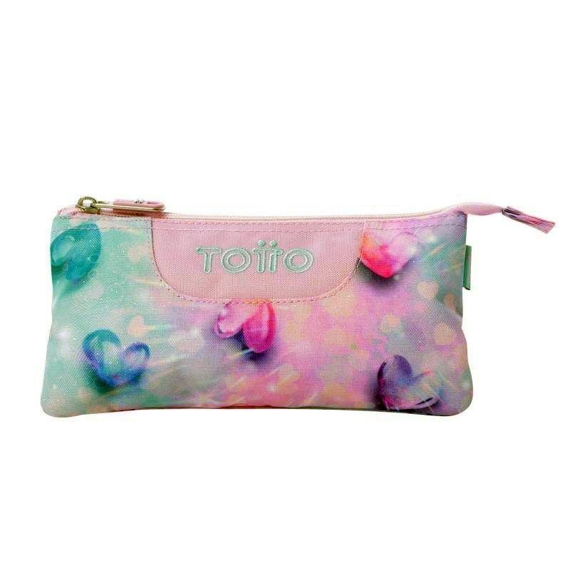 ESTUCHE TABLERO GLITTER TALLA S - SHINY HEART