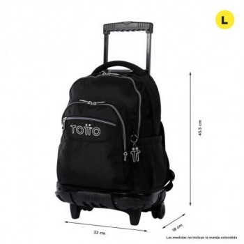 MOCHILA TOTTO RUEDAS NEGRO 24 N01