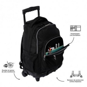 MOCHILA TOTTO RUEDAS NEGRO 24 N01