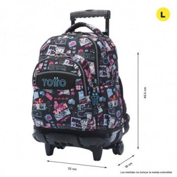 MOCHILA TOTTO RUEDAS CHICA 24 6CZ