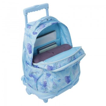 MOCHILA RUEDAS BOMPER RENGLONES TALLA L - POLAR