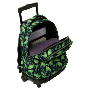 MOCHILA RUEDAS BOMPER RENGLONES TALLA L - ALI