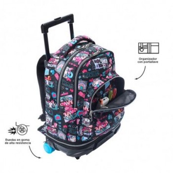 MOCHILA TOTTO RUEDAS DESMONTABLE TIZA CHICA 24 6CZ