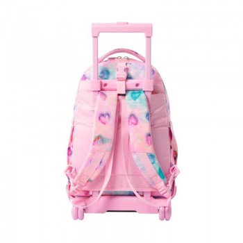 MOCHILA RUEDAS DESMONTABLE TIZA GLITTER - SHINY HEART