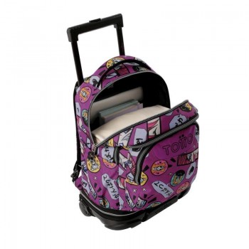 MOCHILA RUEDAS DESMONTABLE TIZA TALLA L - KITSUNE