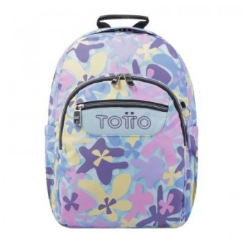 MOCHILA TOTTO ACUARELA HAWAIANA CHICA 23 6JS