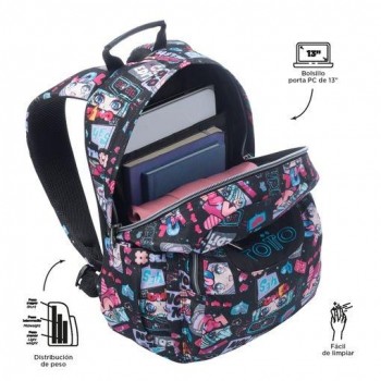 MOCHILA TOTTO GOMMAS CHICA 24 6CZ