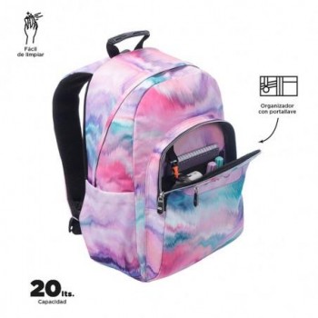 MOCHILA TOTTO ADAPTABLE CHICA GLITTER 24 0KD