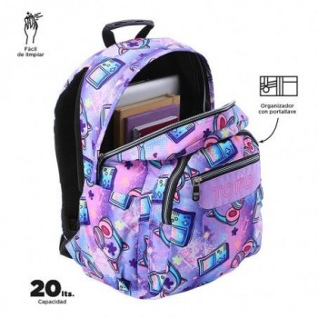 MOCHILA TOTTO ADAPTABLE CHICA 24 4QH