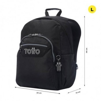 MOCHILA TOTTO ADAPTABLE NEGRO 24 5HJ