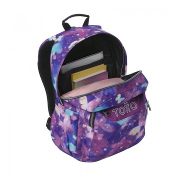 MOCHILA ACUARELES GLITTER TALLA L - STAR BUTTERFLY