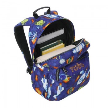 MOCHILA ACUARELES TALLA L - SPACE BLUE