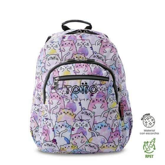 (25) MOCHILA ACUARELES GLITTER -1I2 CHICA - 2025