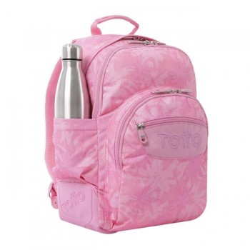 MOCHILA TOTTO CRAYOLES PALMERAS ROSAS 22 8IE