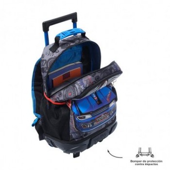 MOCHILA TOTTO RUEDAS MINI CHICO RACING 24 5HR