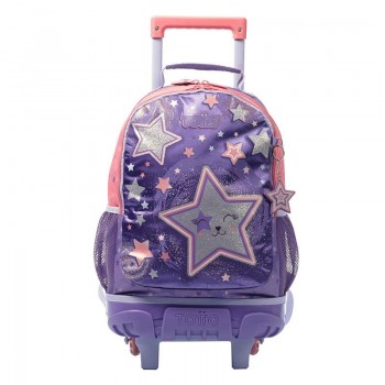 MOCHILA TOTTO RUEDAS MINI CHICA STAR CAT 24 4Q8