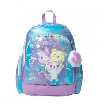 MOCHILA DOBLE CHICA FRIENDS M 4QK