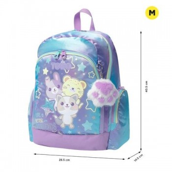 MOCHILA DOBLE CHICA FRIENDS M 4QK