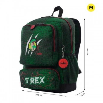 MOCHILA DOBLE REX DINO 6D7