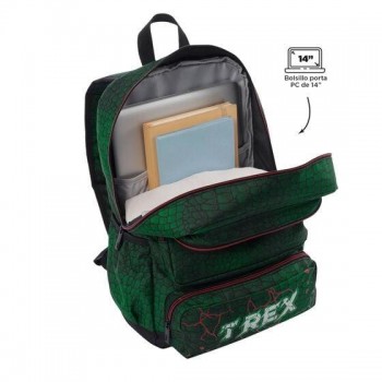 MOCHILA DOBLE REX DINO 6D7